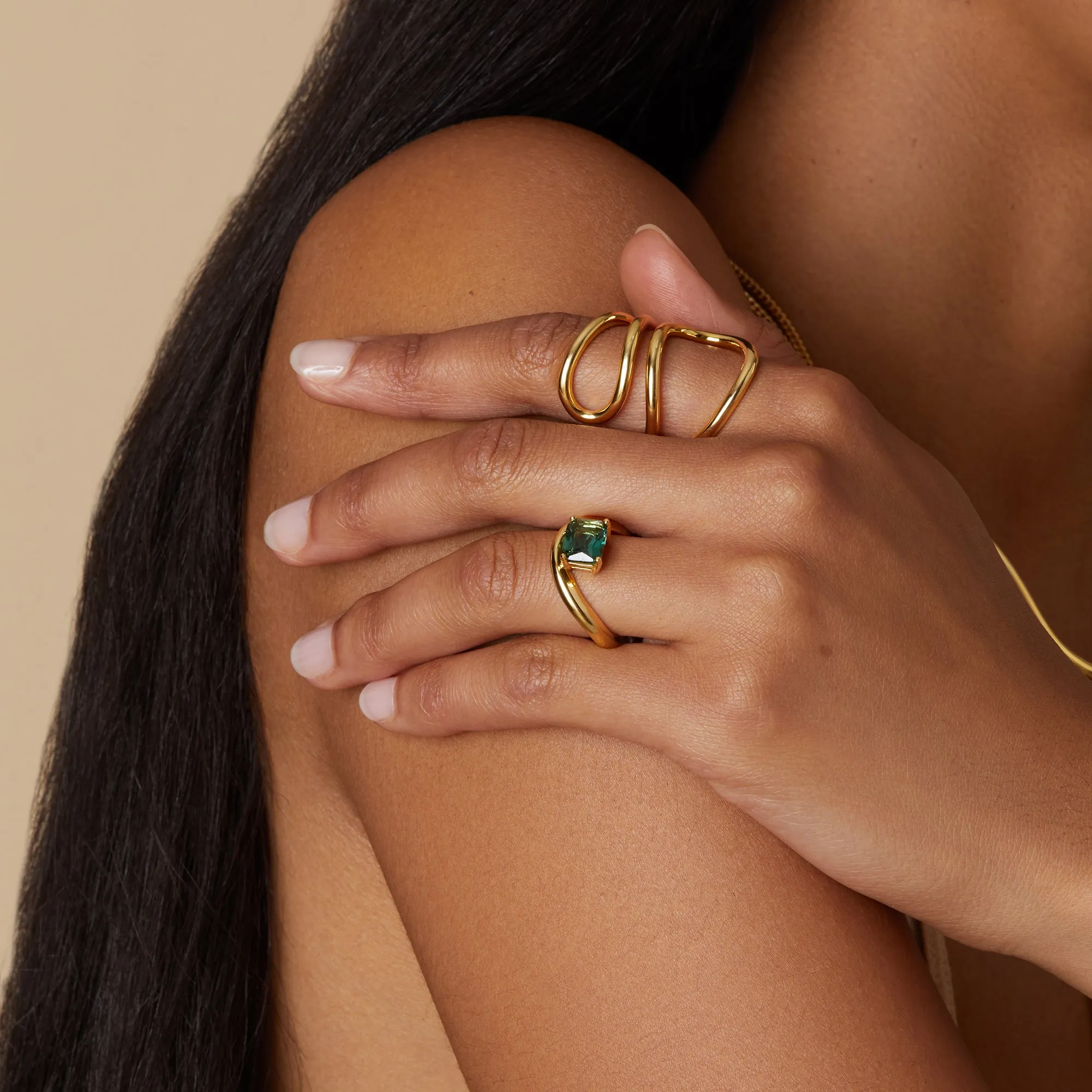 Romy Ring in Gold