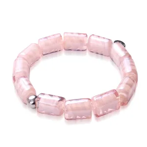 Rosé Swirl | Sorceress Glass Bracelet
