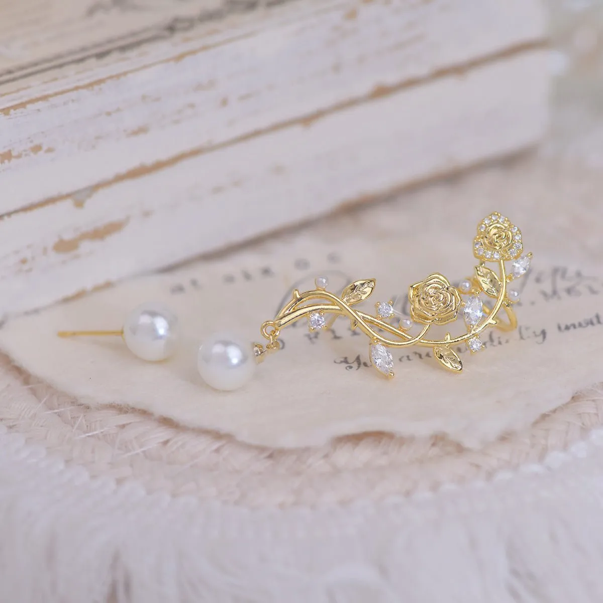 Rose Climber Earrings