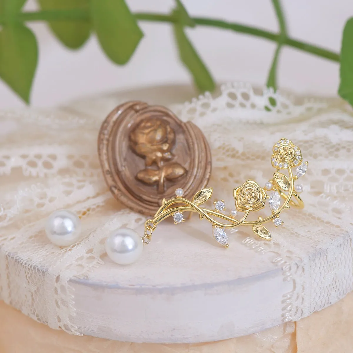 Rose Climber Earrings