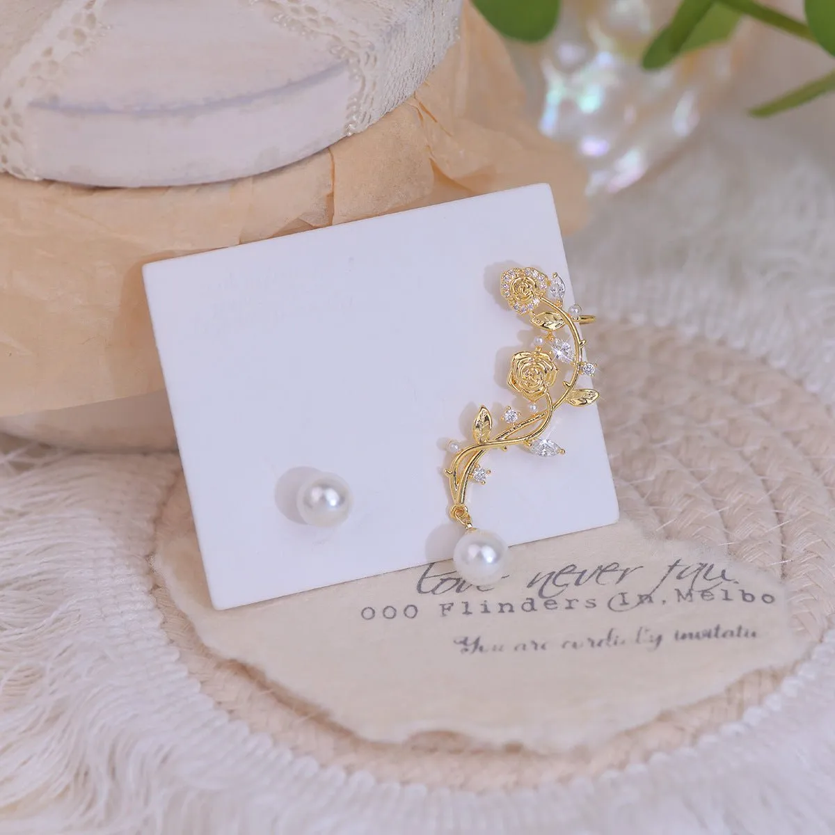 Rose Climber Earrings
