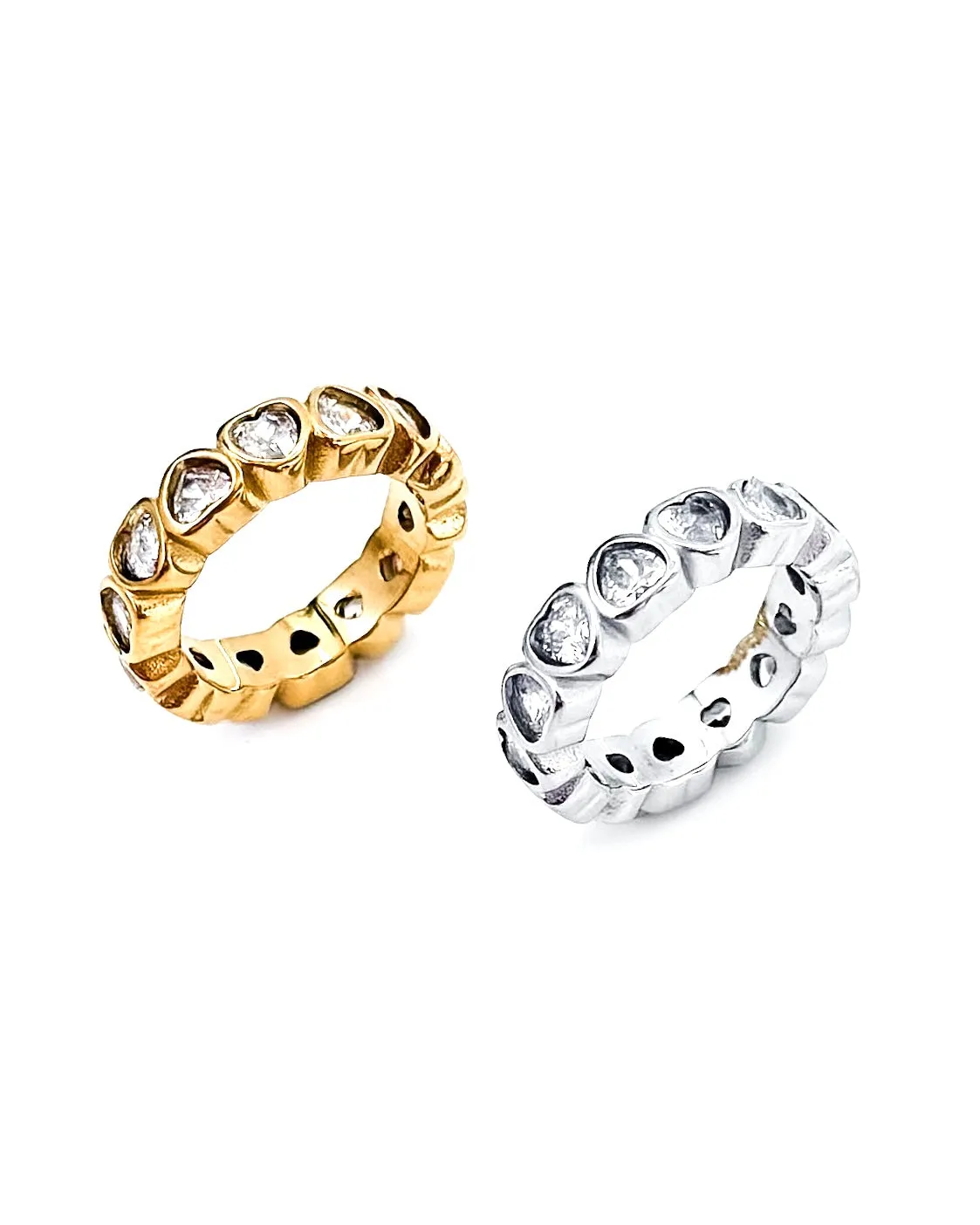 Rynlee Crystal Heart Ring