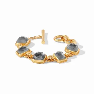 Savoy Demi Bracelet in Iridescent Charcoal Blue