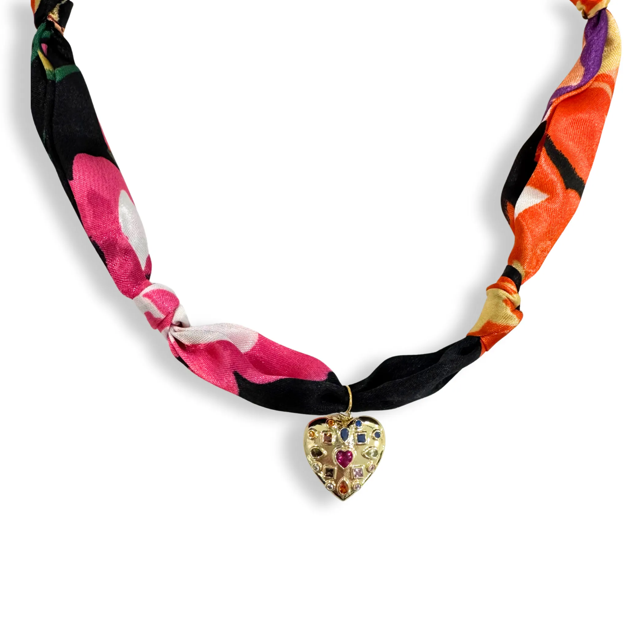 Scarf Bandana Charm Necklaces