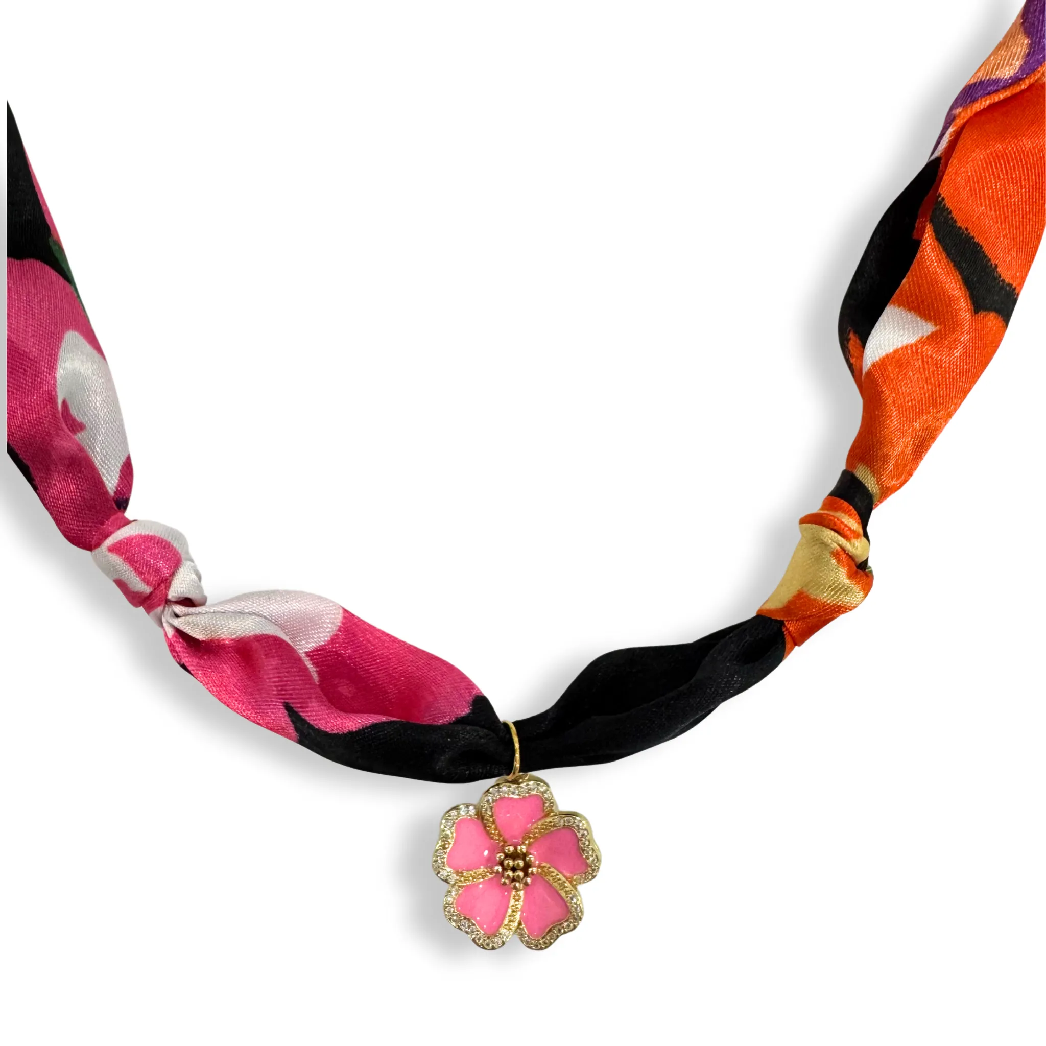 Scarf Bandana Charm Necklaces