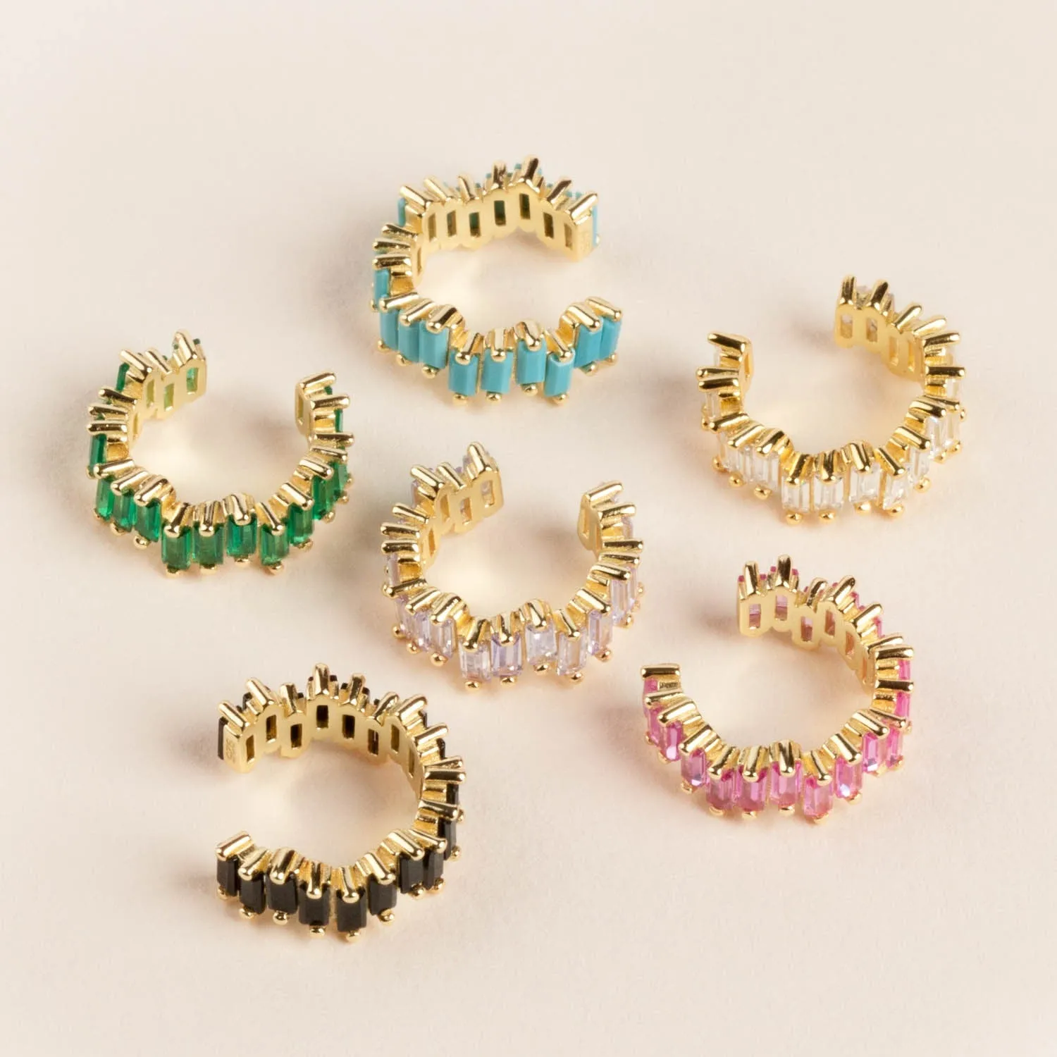 Scattered Baguette Ear Cuff