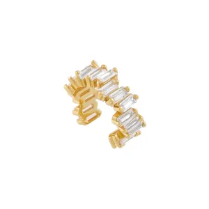 Scattered Baguette Ear Cuff