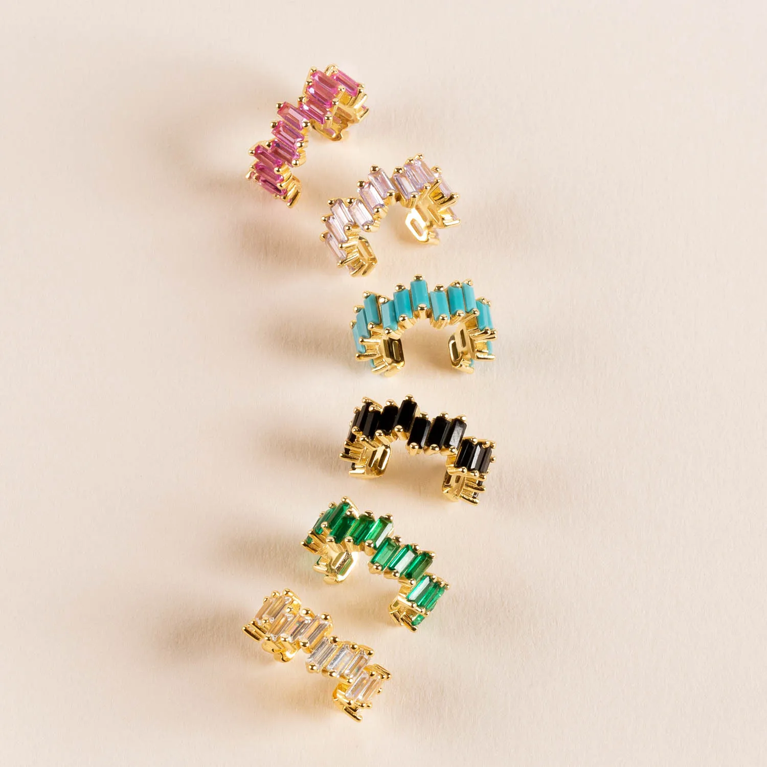 Scattered Baguette Ear Cuff