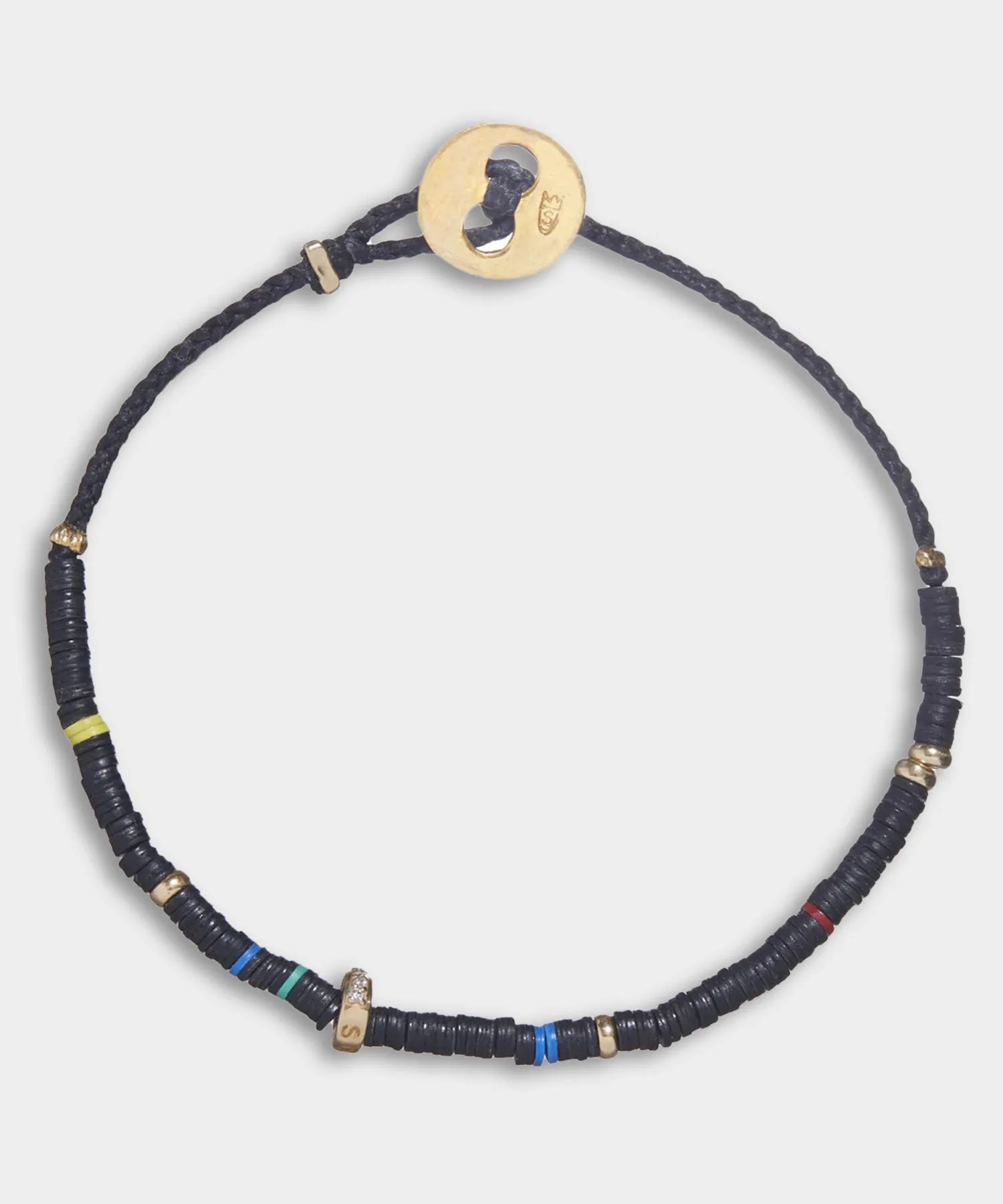 Scosha Diamond Beach Bracelet In Black
