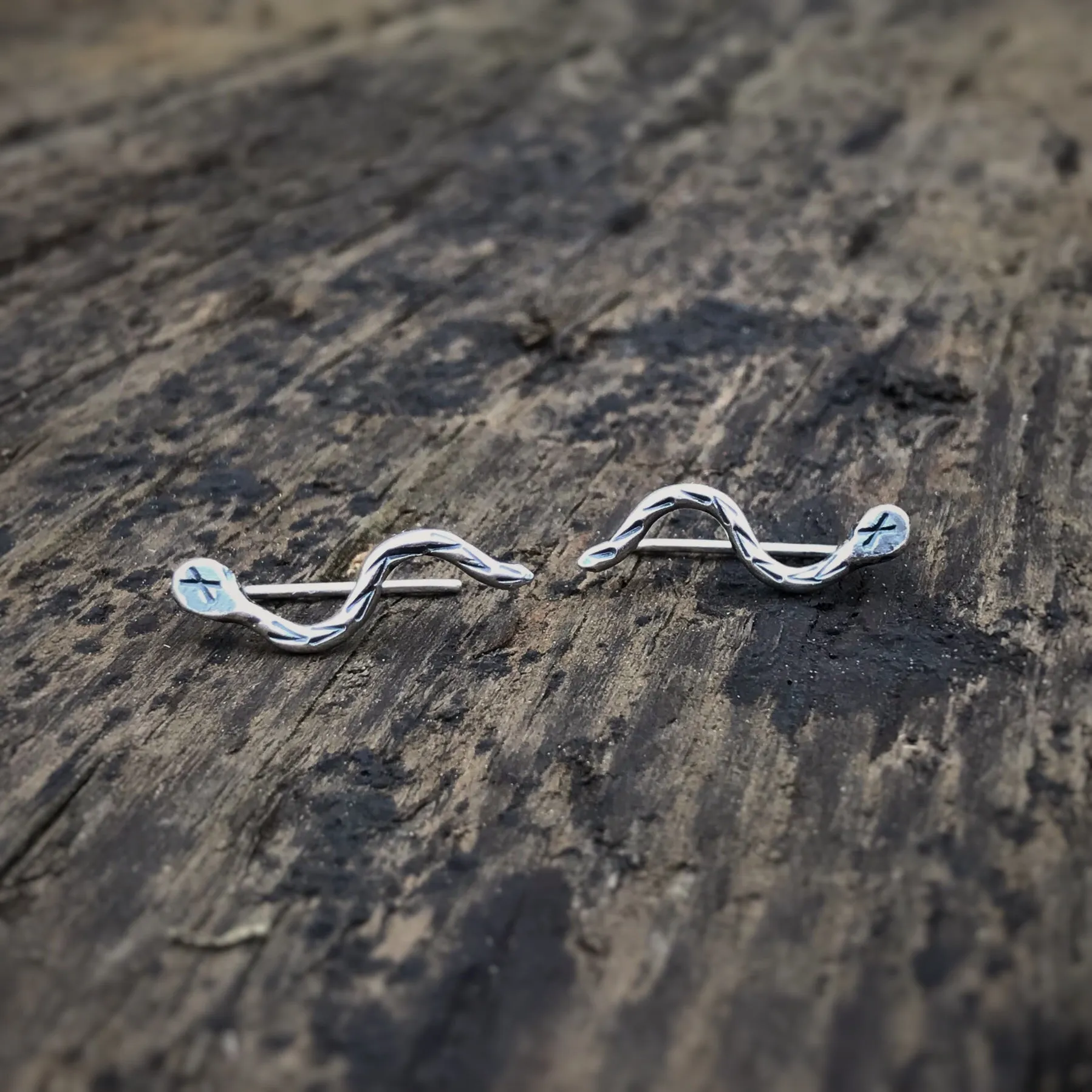 Serpentine Ear Climbers / Made to Order