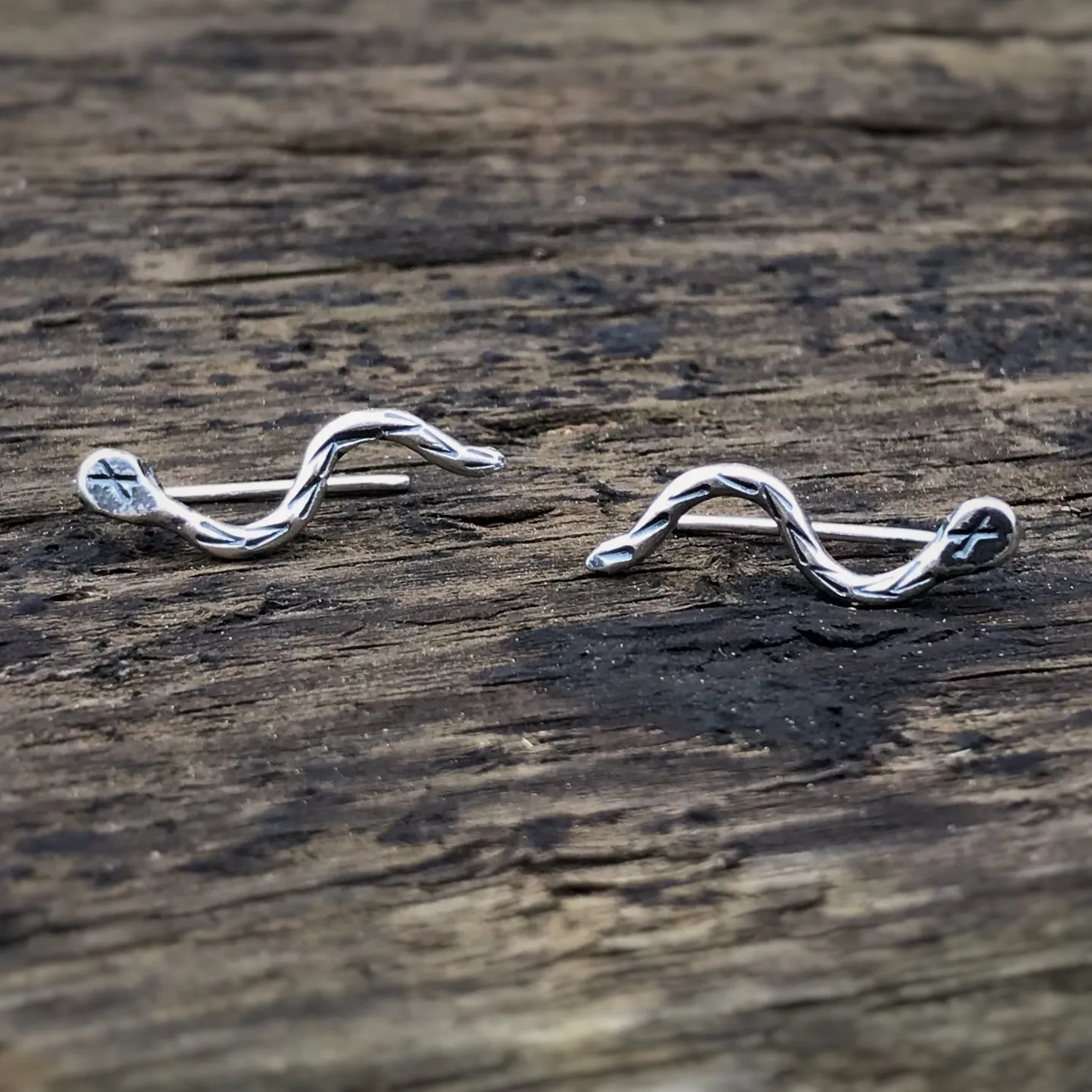 Serpentine Ear Climbers / Made to Order