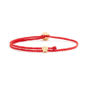Signature Bracelet in Fire Red