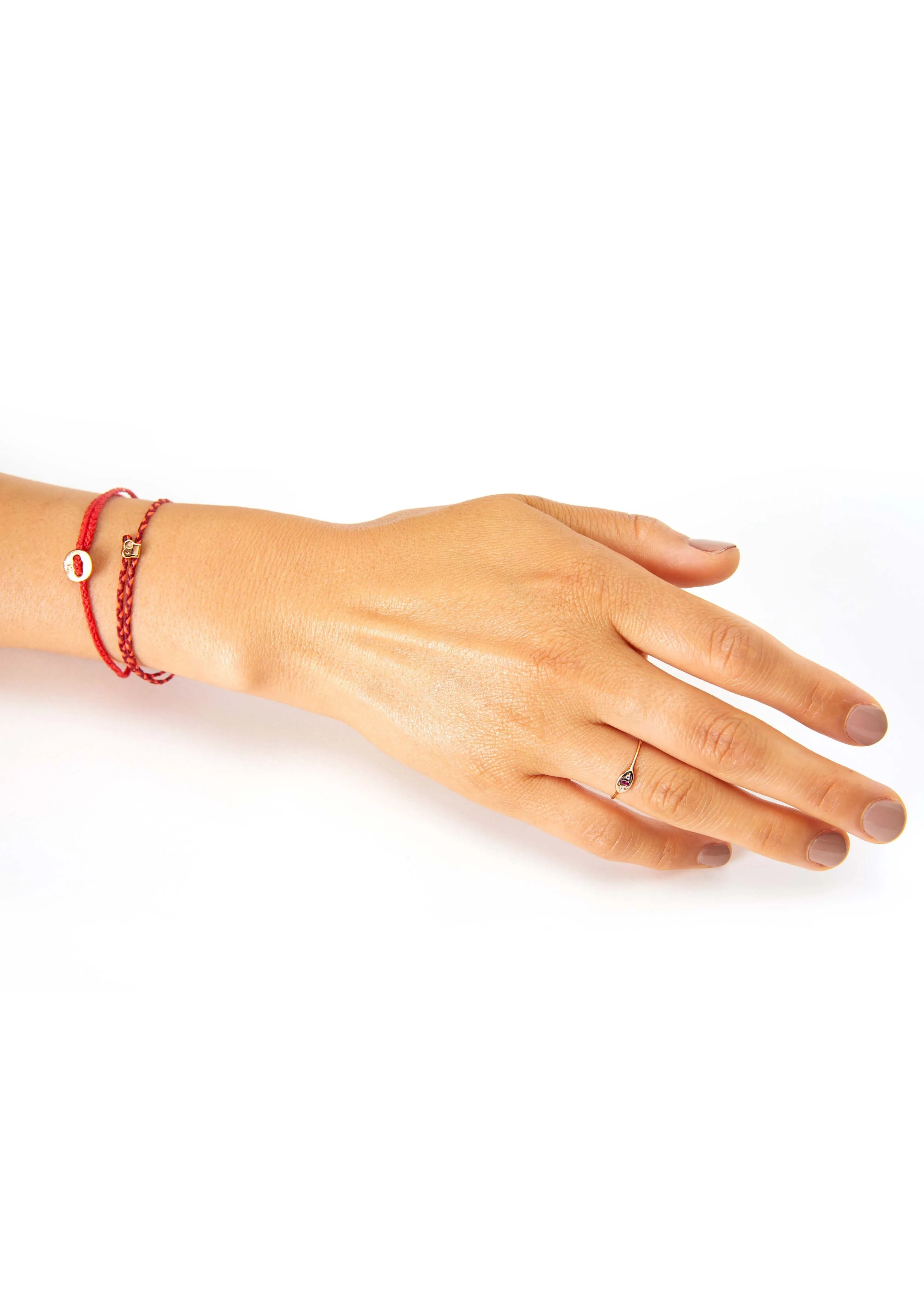 Signature Bracelet in Fire Red