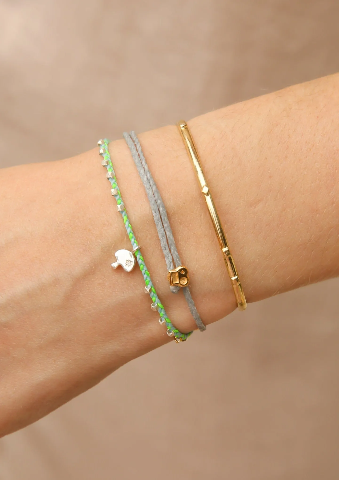 Signature Bracelet in Light Blue