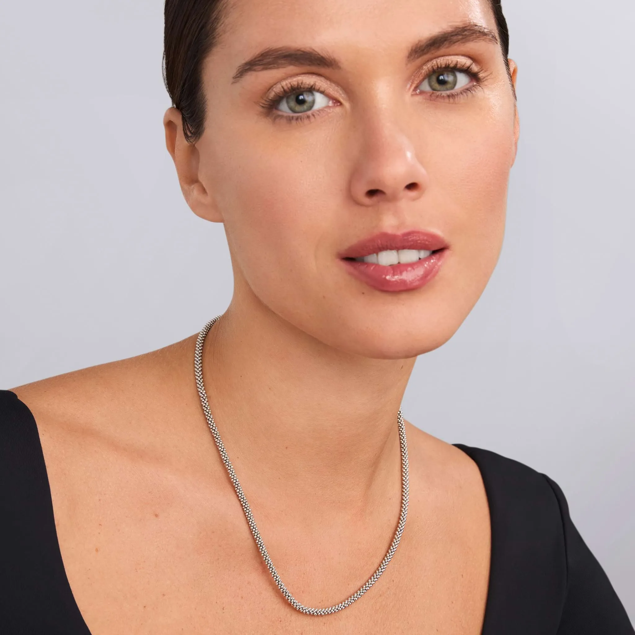 Signature Caviar Caviar Beaded Necklace | 3mm