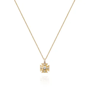 Signature Maltese Cross Charm Pendant