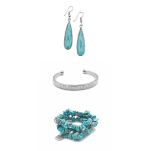 Silver Dakota Jewelry Set