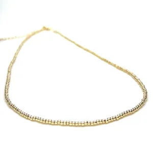 Silver Girl 2MM Beaded Necklace