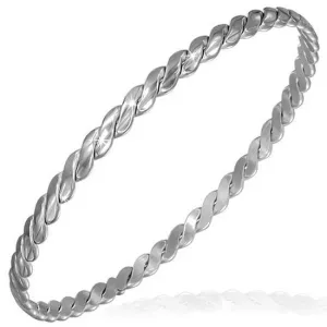 Silver Spiral Cuff