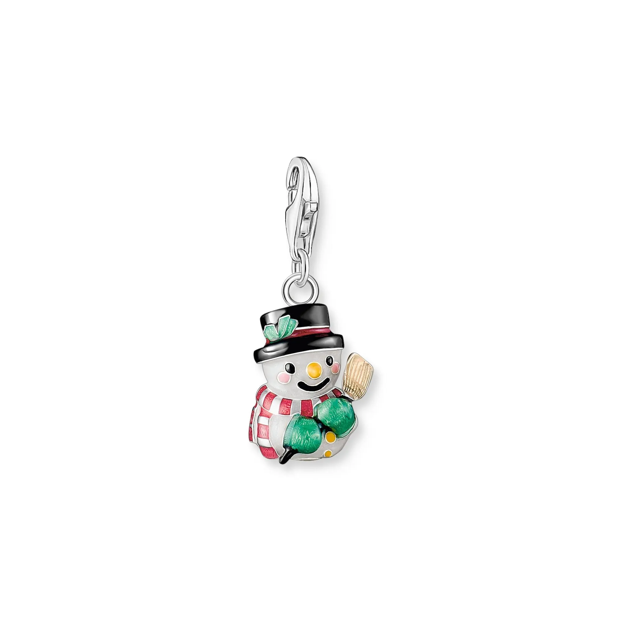 Snowman charm pendant