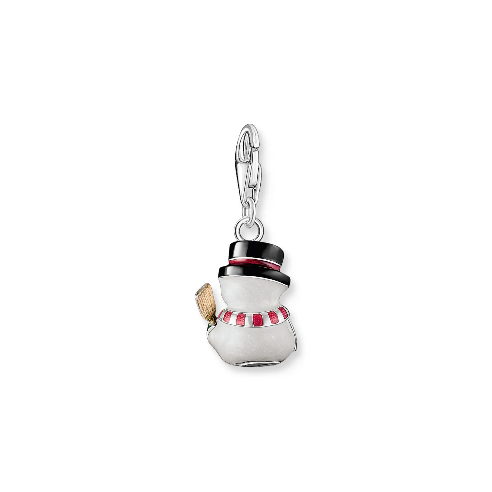 Snowman charm pendant