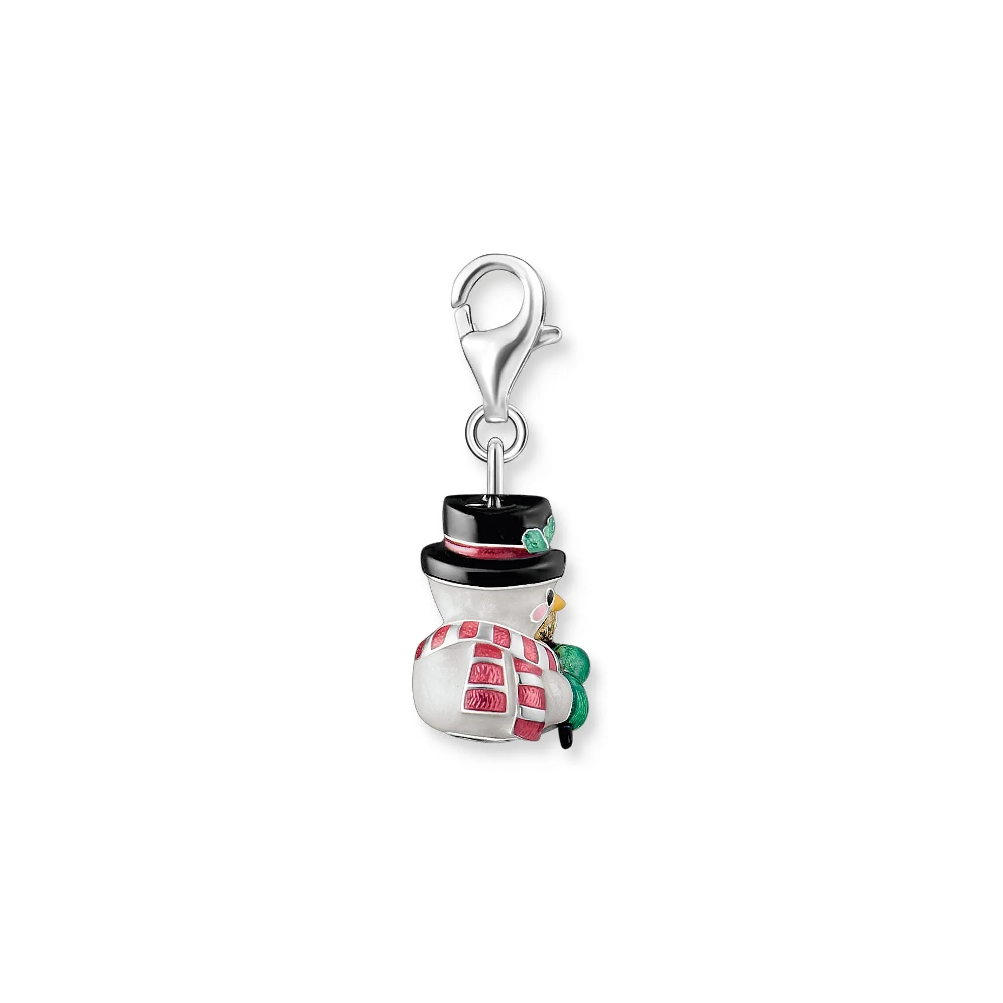 Snowman charm pendant
