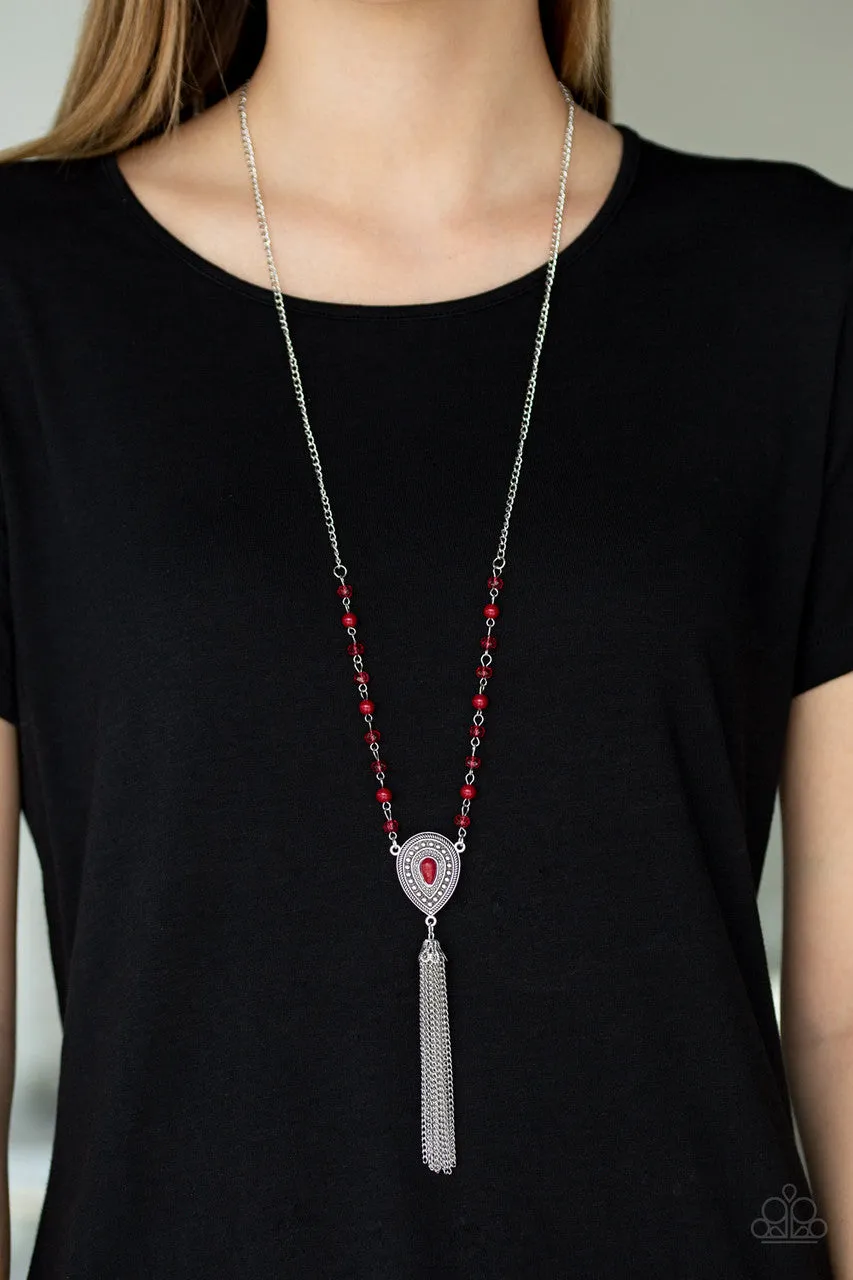 Soul Quest Red Paparazzi Necklace