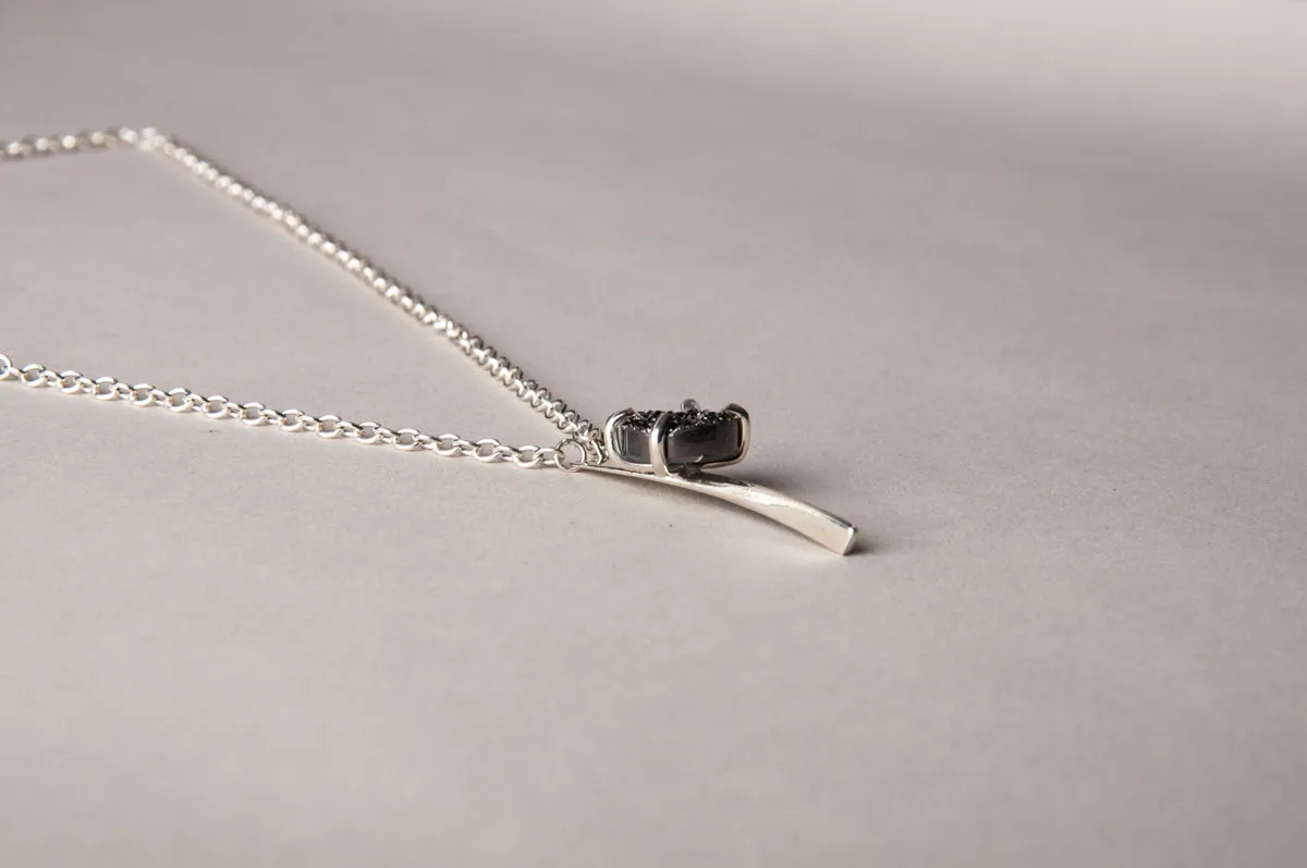 SPIKE DRUZY NECKLACE