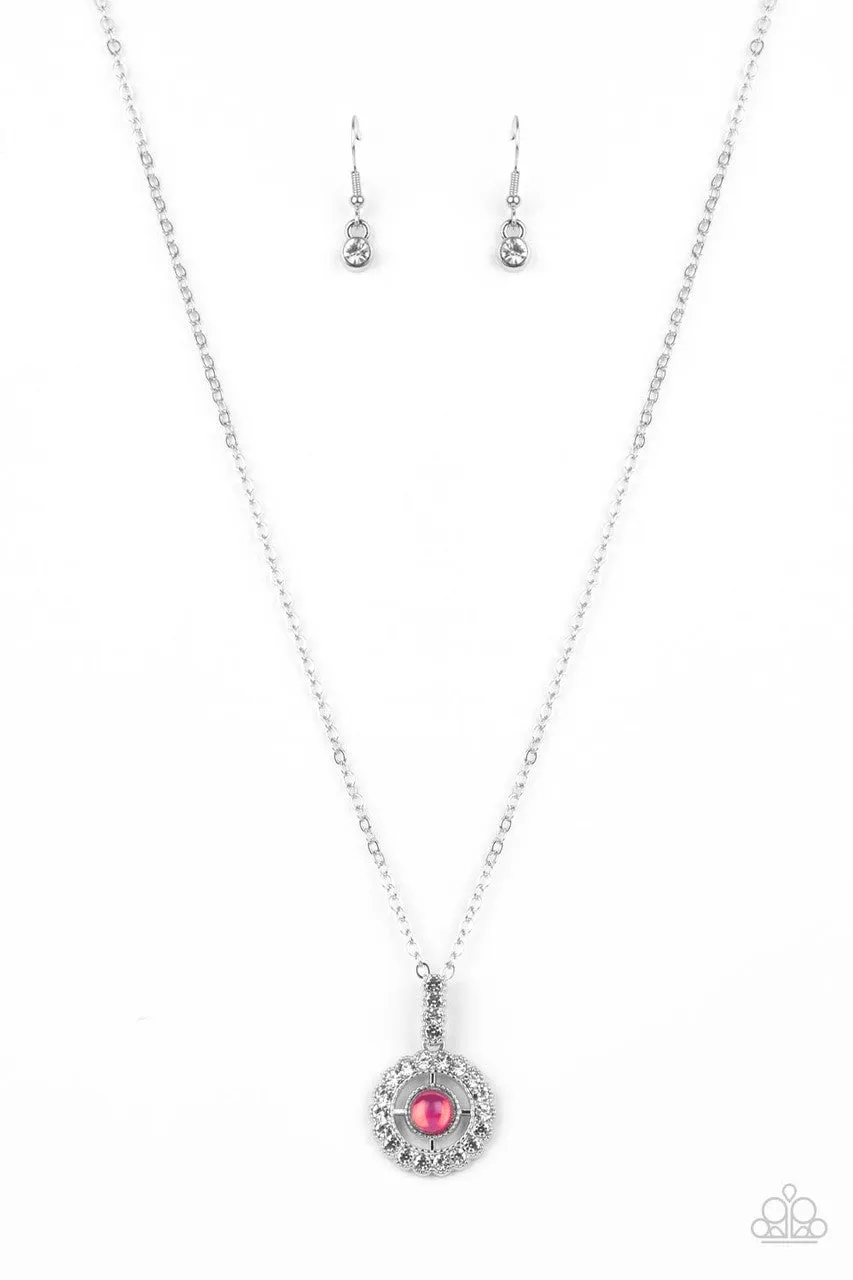 Springtime Twinkle Pink Paparazzi Necklace