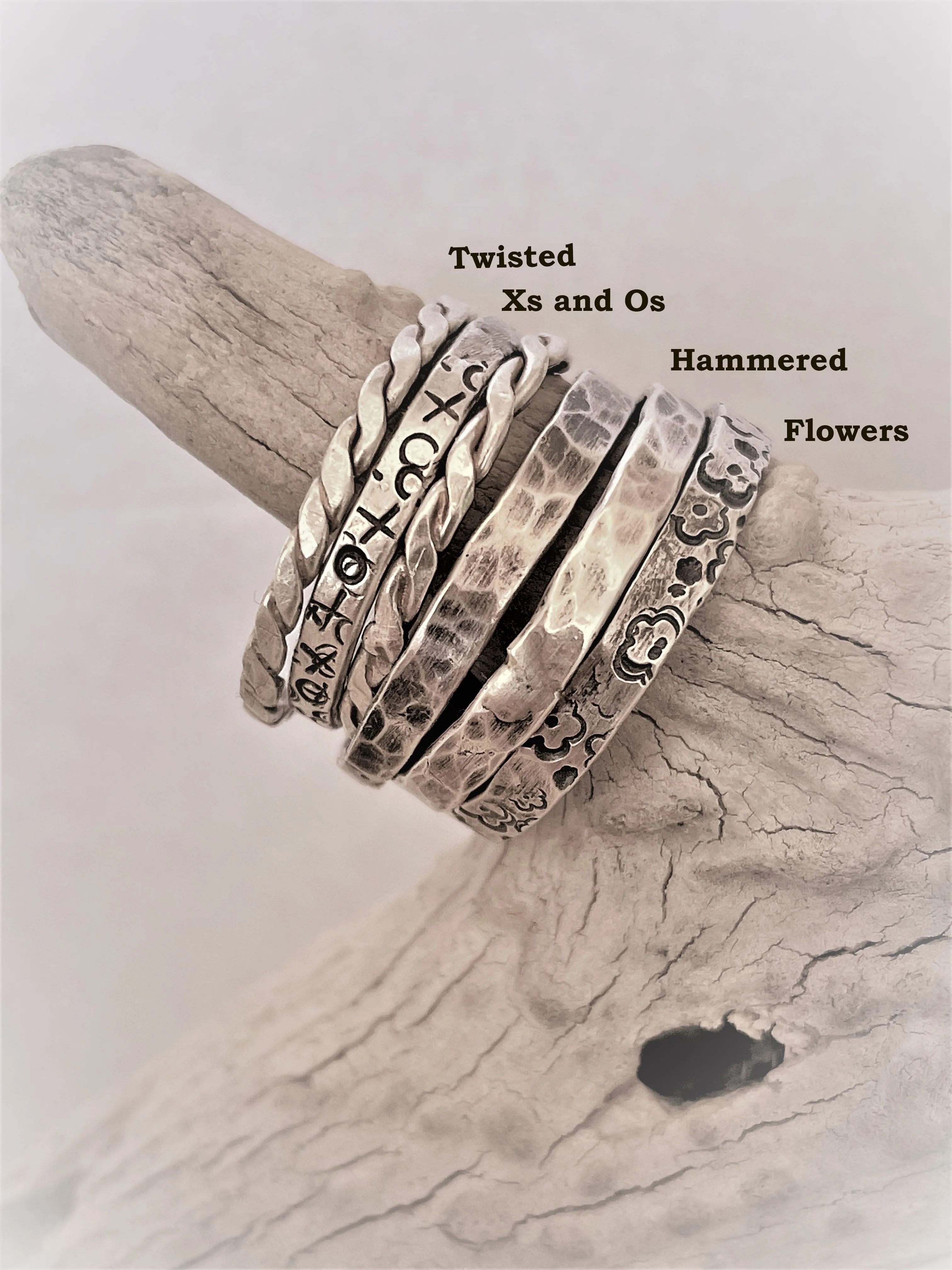 Stackable Sterling Silver Rings