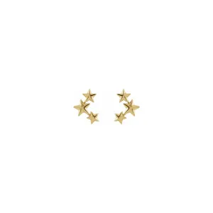 Star Ear Climber Earrings (14K)