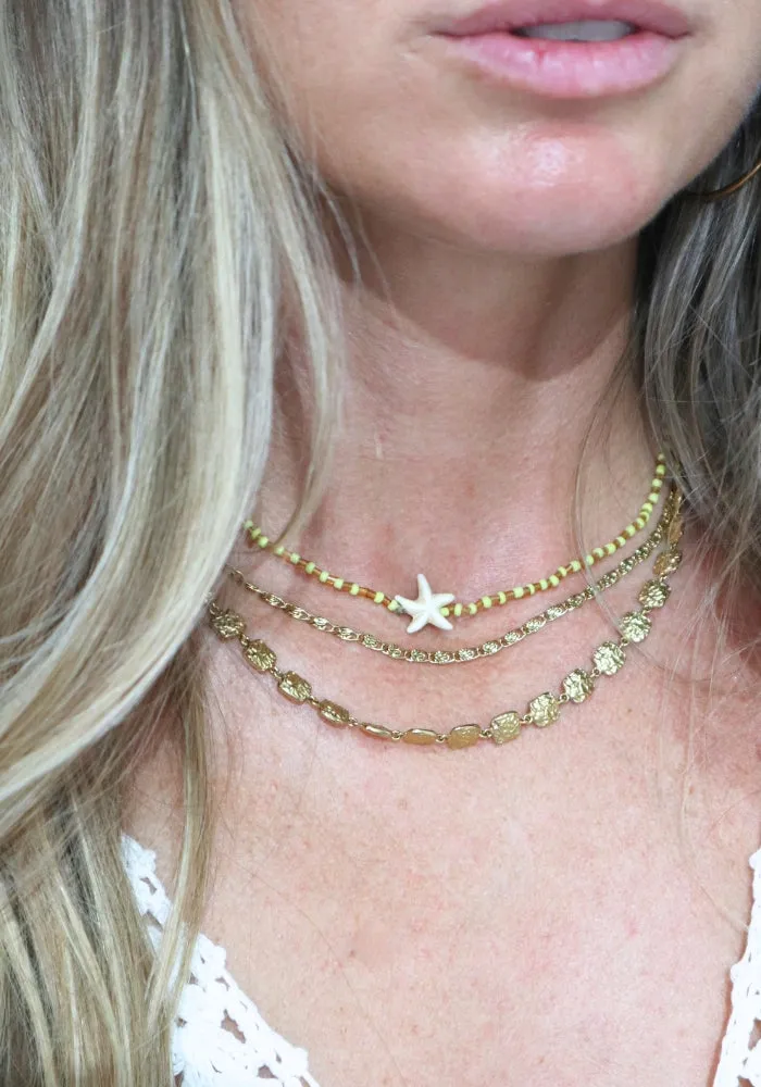 Starfishy Beaded Necklace