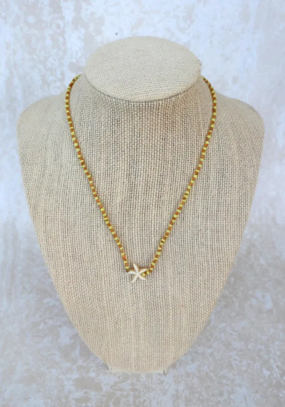 Starfishy Beaded Necklace