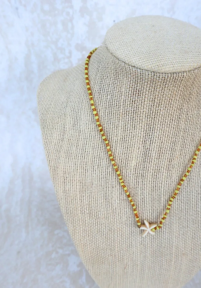 Starfishy Beaded Necklace