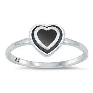 Sterling Silver Heart Ring