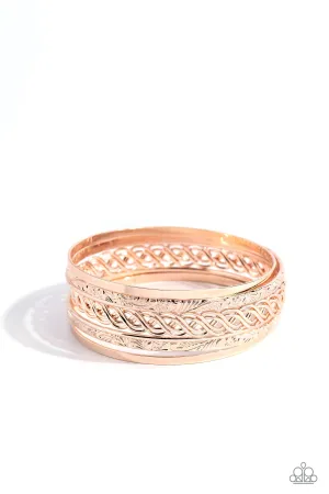 Stockpiled Shimmer - Rose Gold Bracelet