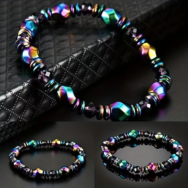 Stone Bracelet Magnet Braided Hand String Weight Loss