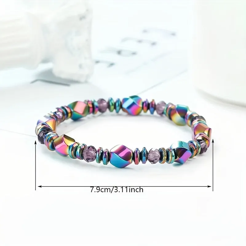 Stone Bracelet Magnet Braided Hand String Weight Loss