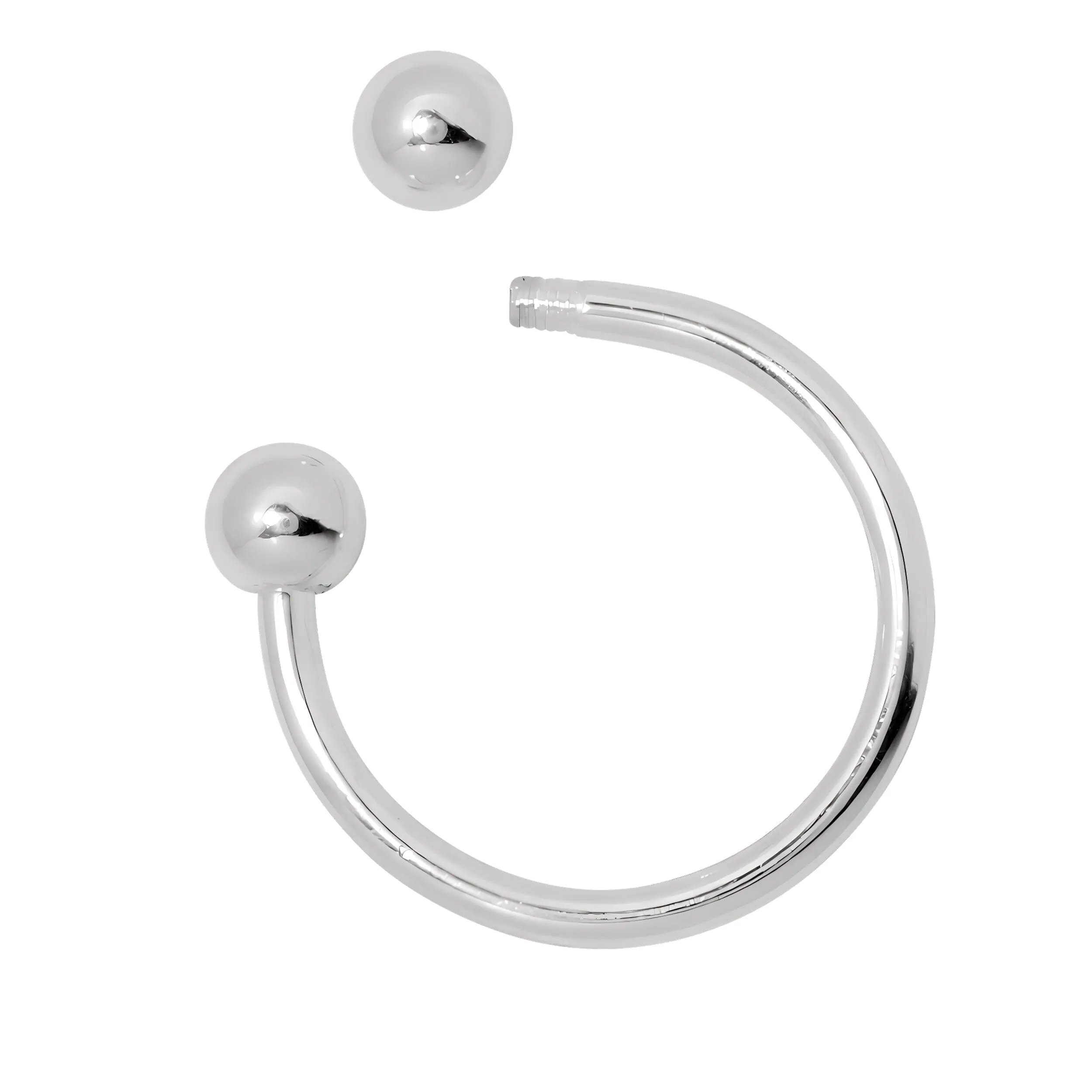 Straight Ally Heart Horseshoe Key Chains