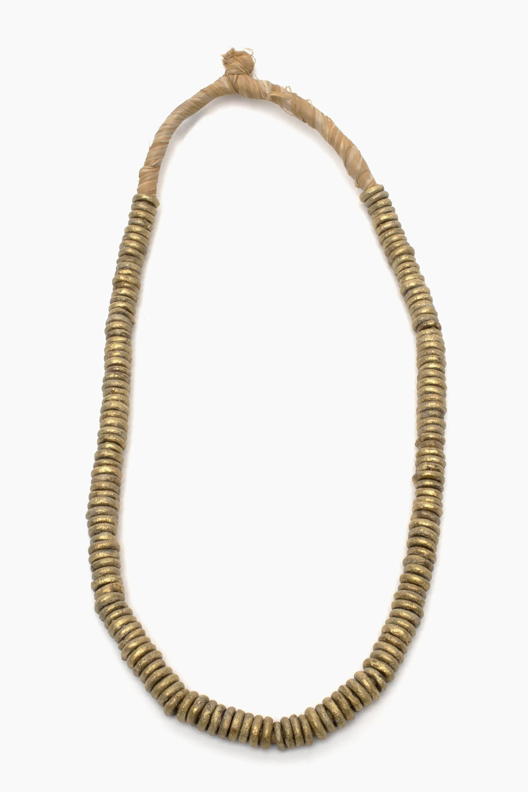 Strand of Brass Rings from Nigeria