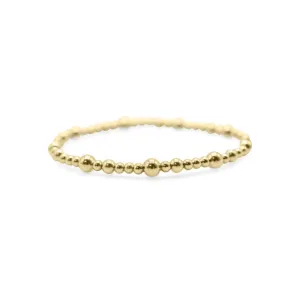 Stretch Bracelets In Champagne Bubbles