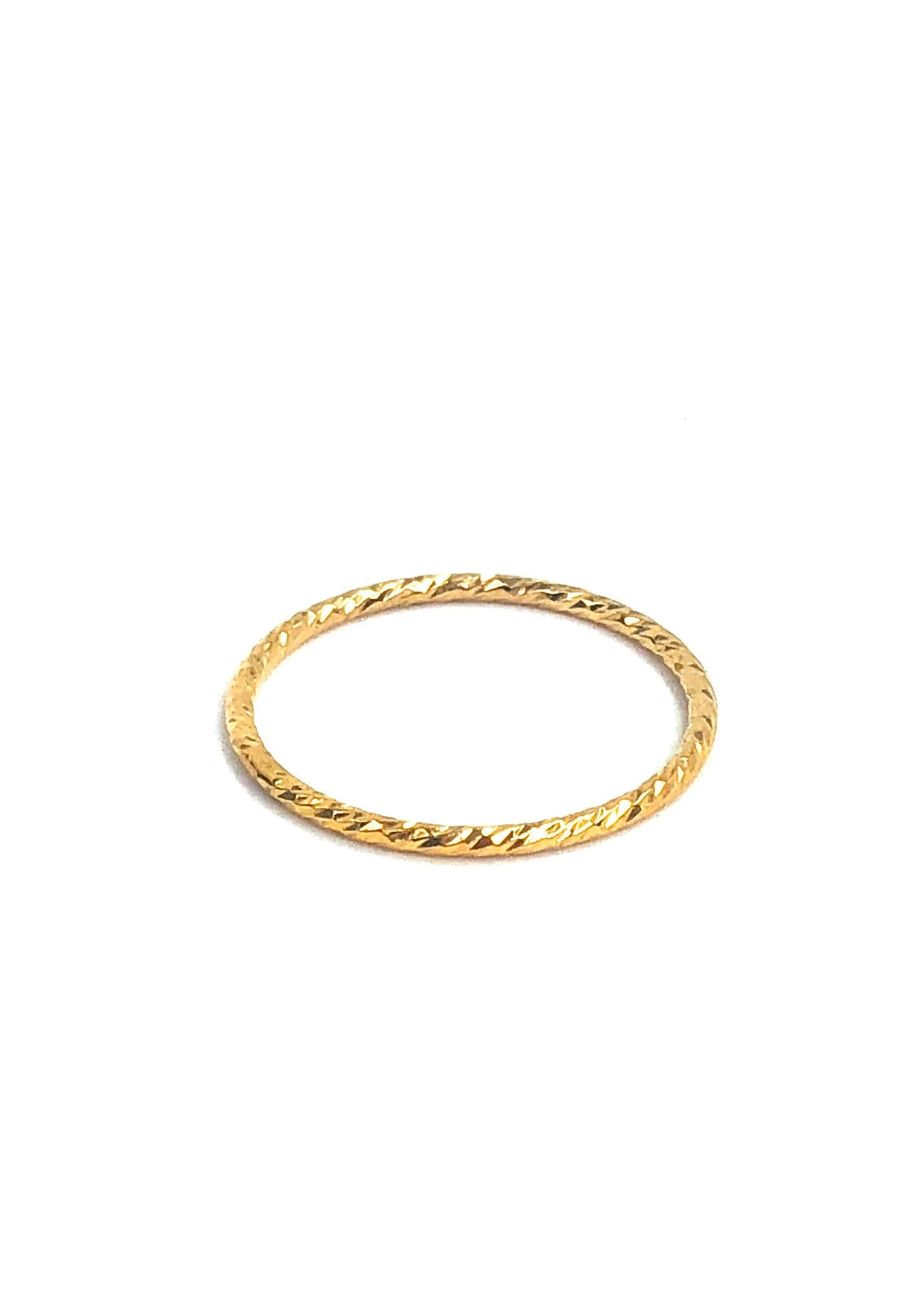 Stunning 14K sparkle stackable ring , 14K gold filled , SKU# 405R4P1