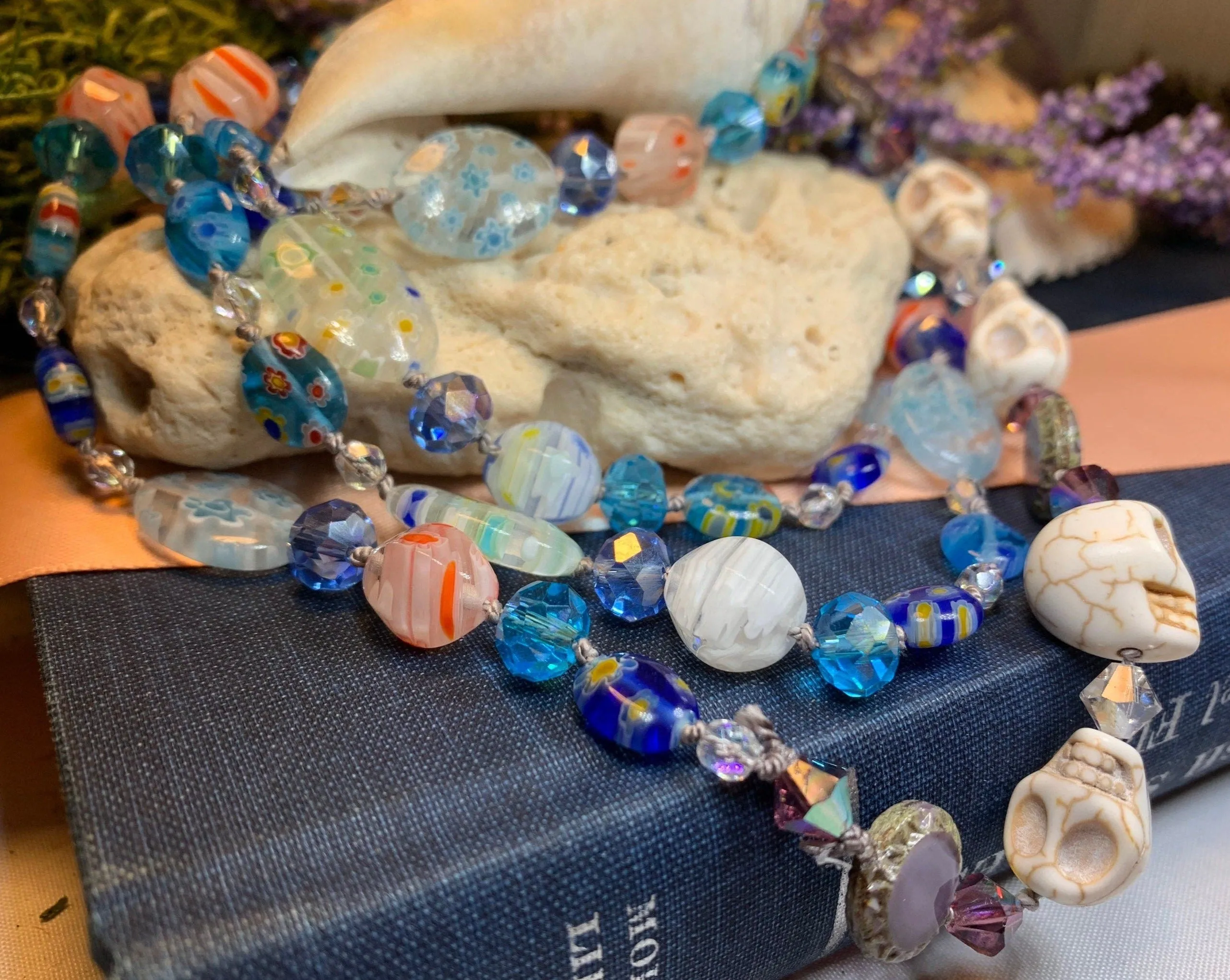 Summer Dreaming Long Beaded Necklace