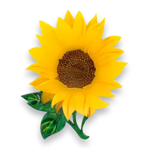 Sunflower 🌻 - brooch - Set of 2