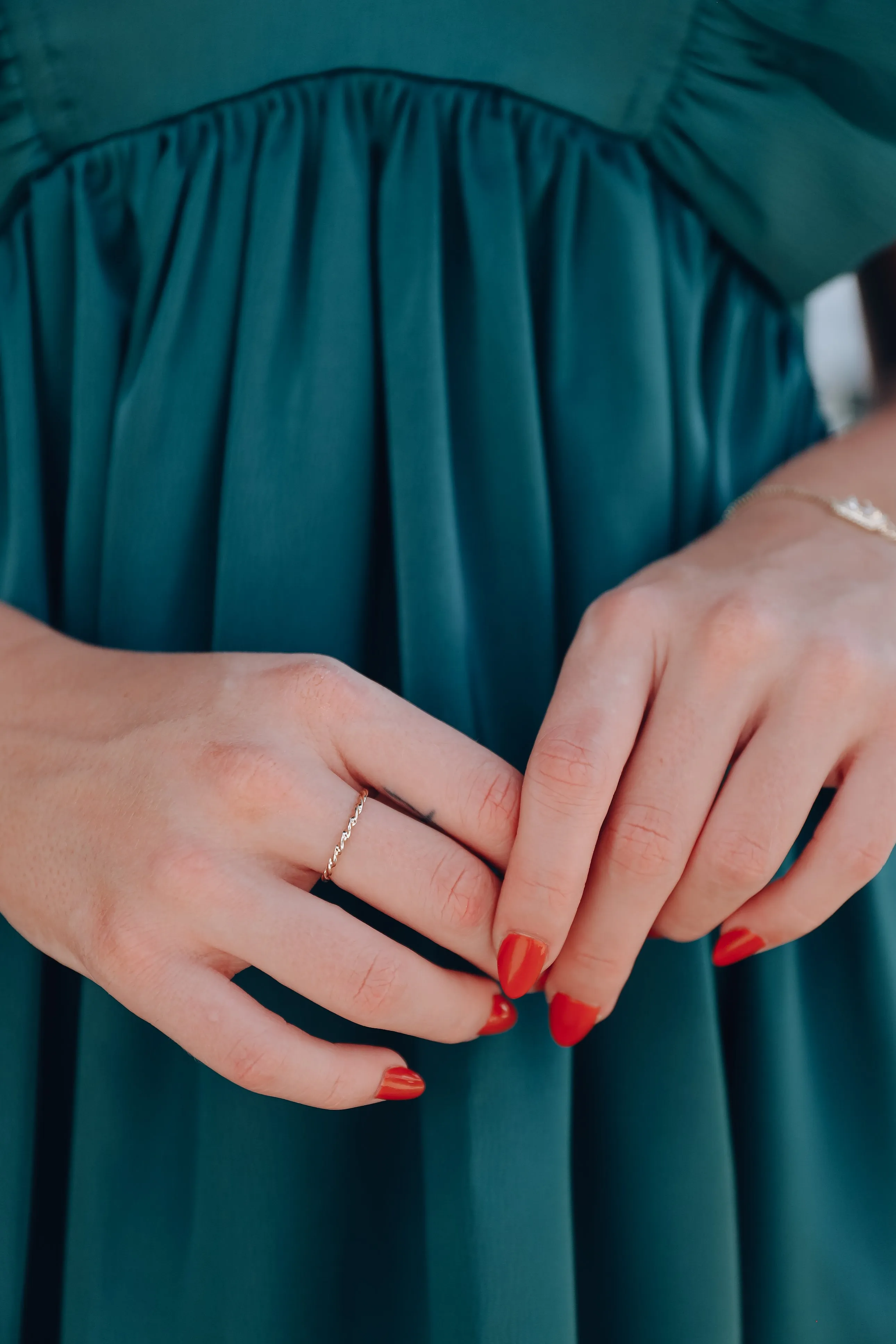 Sweet Twisted Ring by B.b.Lila