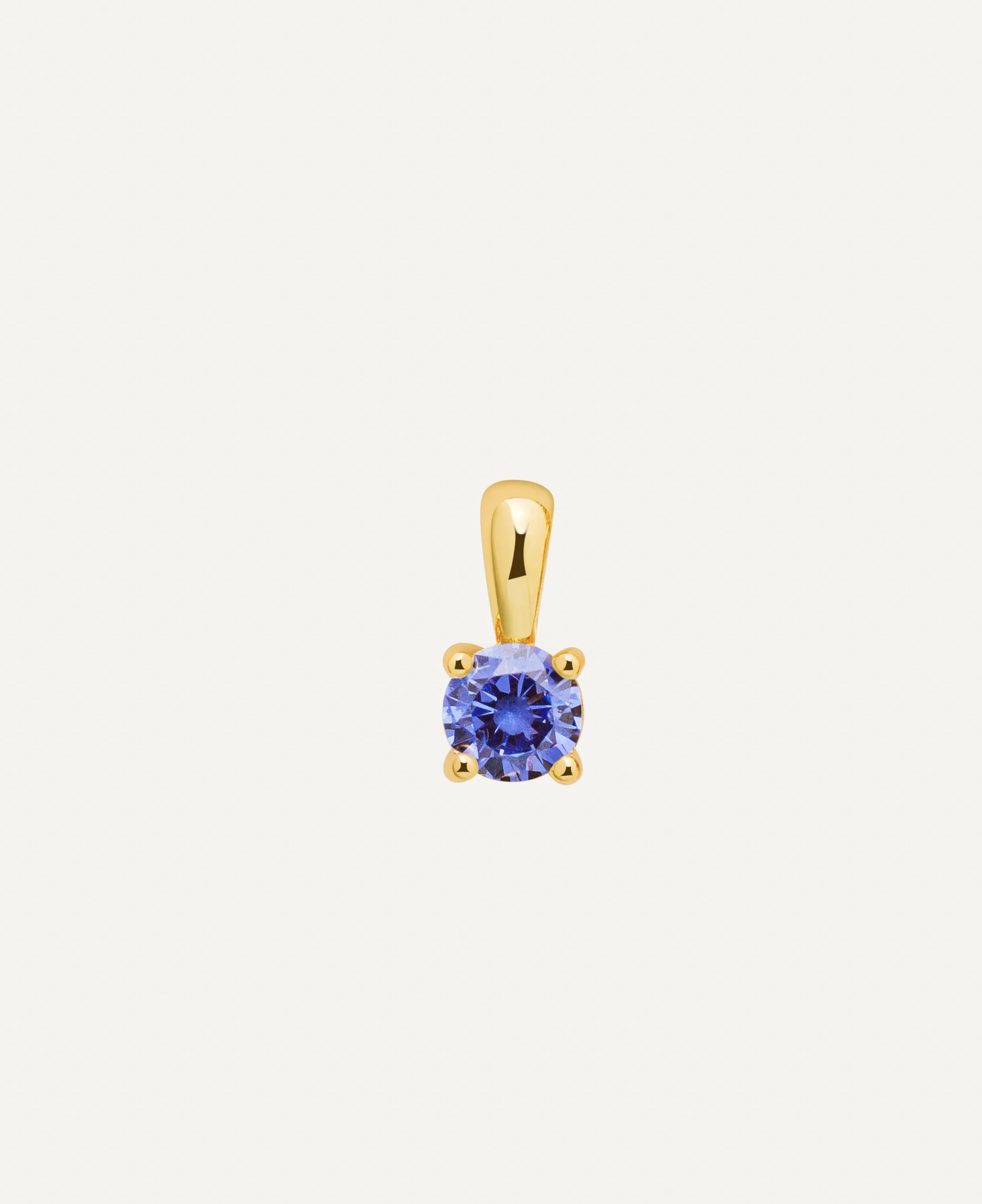 Tanzanite December Birth Charm