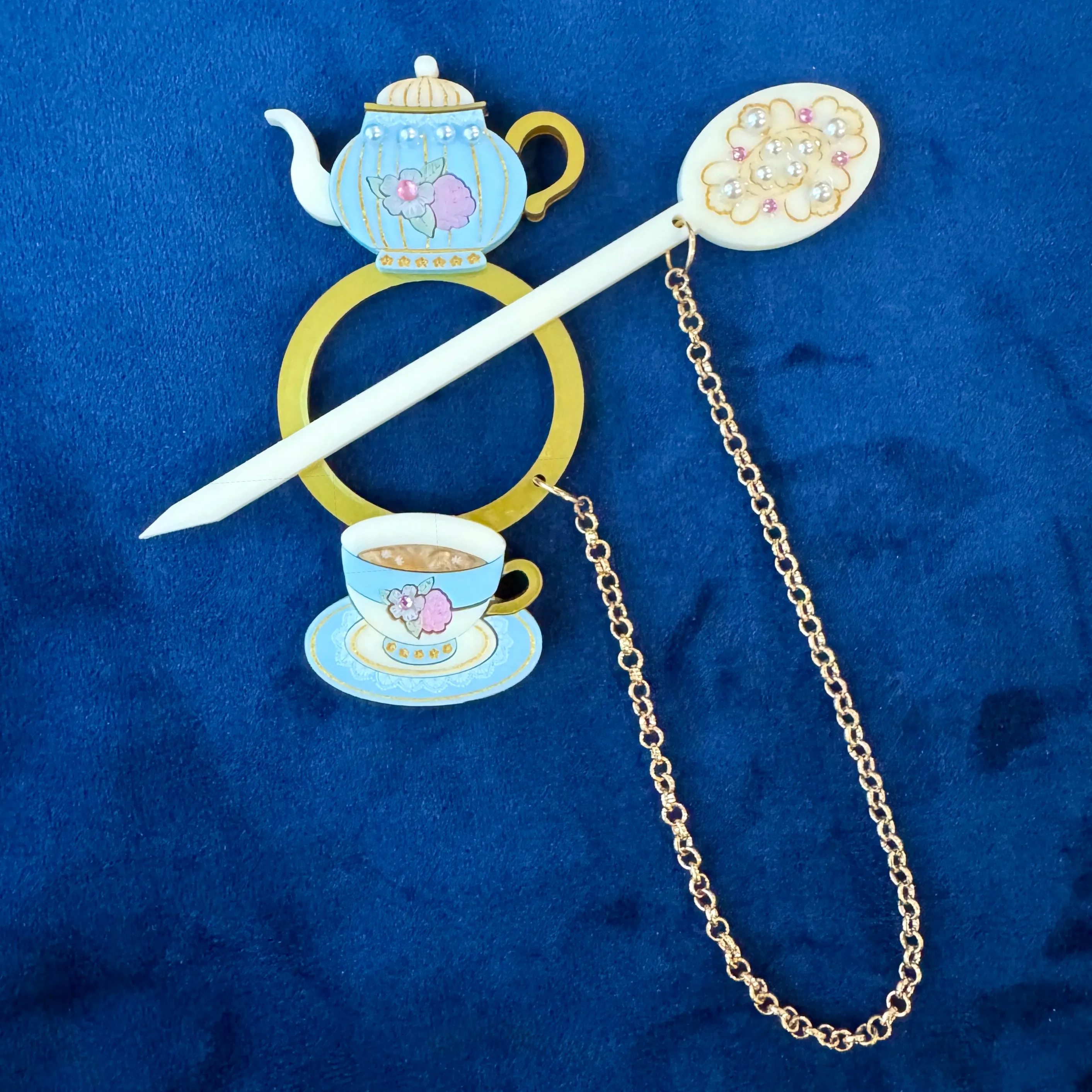 Teatime  - hair accessory - Set of 2