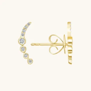 The Diamond Ear Climber Earrings