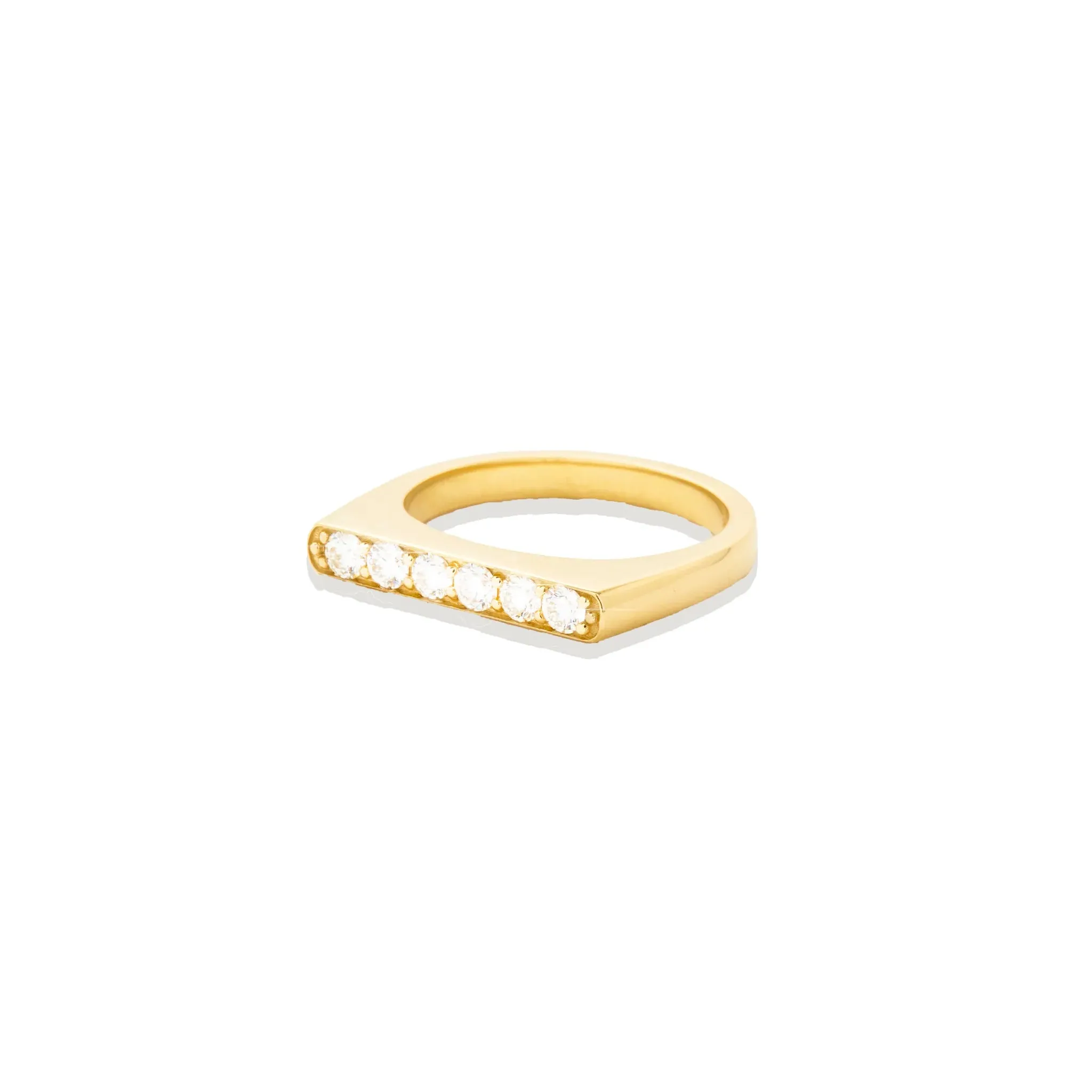 The Edge Straight Stacking Ring