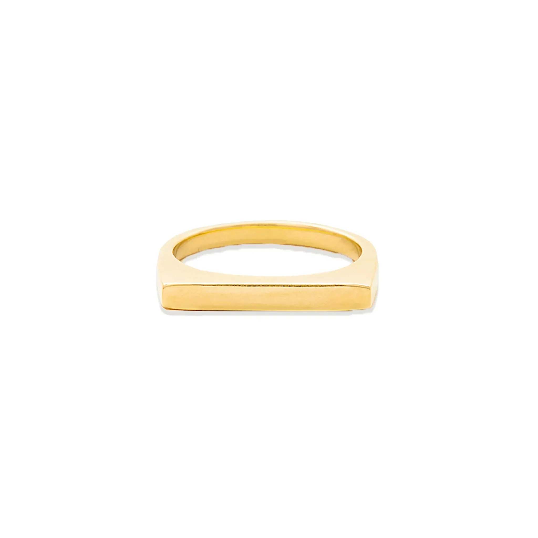 The Edge Straight Stacking Ring